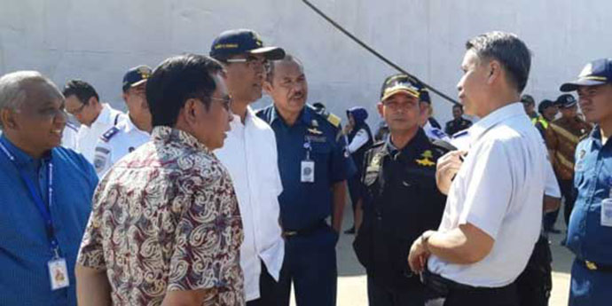 kesiapan arus balik kemenhub tinjau pelabuhan tanjung priok