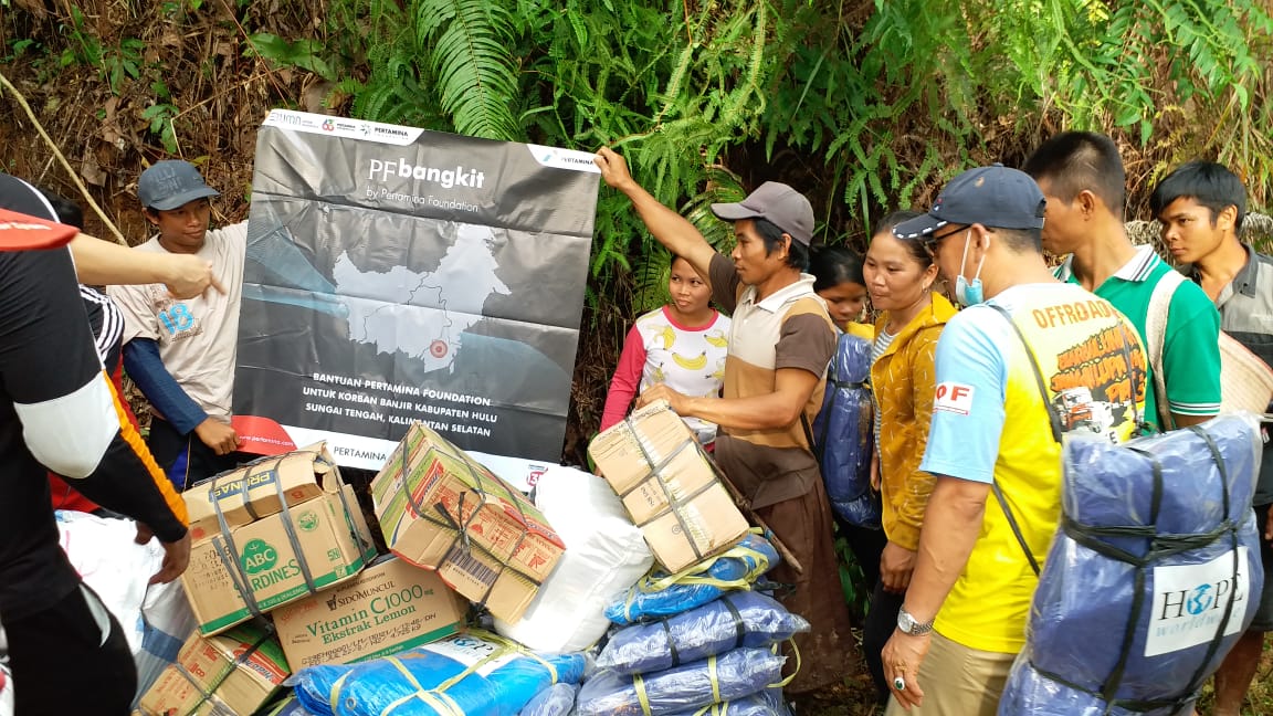 pertamina foundation dan hope worldwide indonesia laksanakan ekspedisi meratus