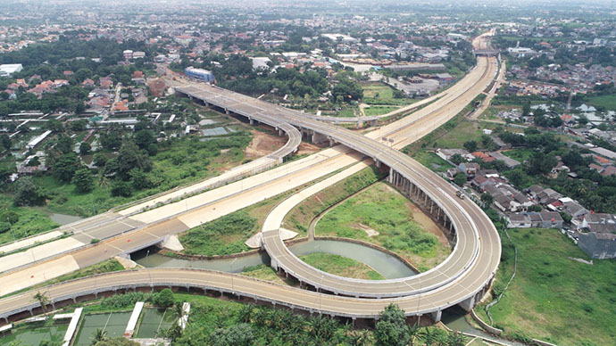 Jalan Tol Serpong - Cinere Bakal Segera Dioperasikan