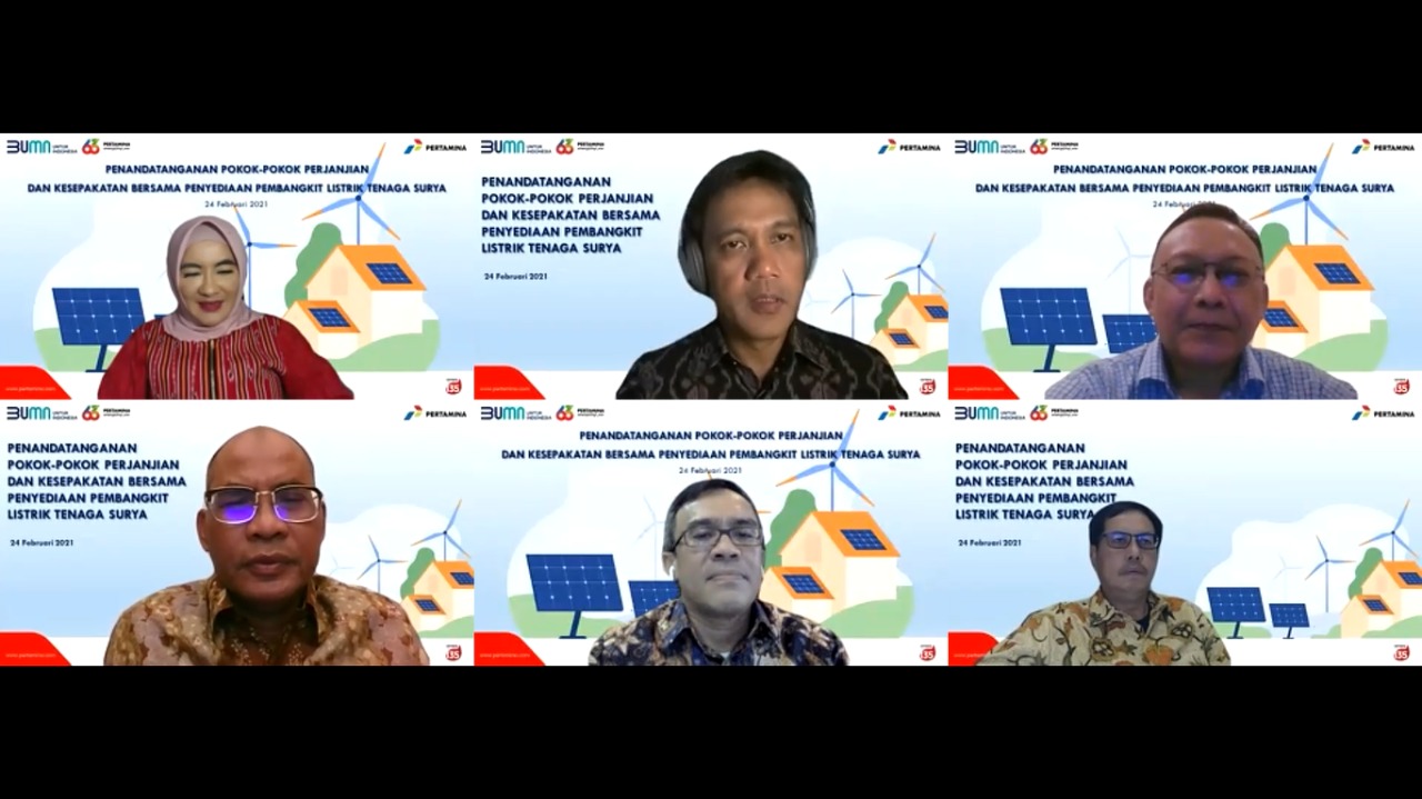 pertamina dorong transisi energi mulai dari halaman sendiri
