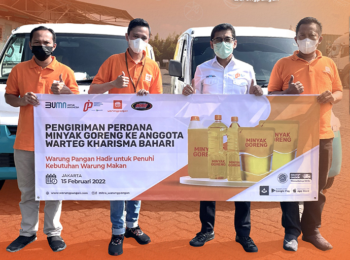 Dua Hari Diluncurkan, Platform Digital Warung Pangan Sudah Distribusikan Migor ke 512 Titik