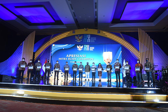 Pertamina Sabet Dua Penghargaan di Ajang Apresiasi Mitra BUMN Champion 2022