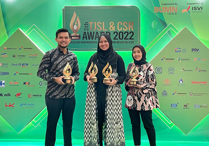 Ikut Ajang TJSL & CSR Award 2022, Pertagas Raih 4 Penghargaan