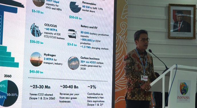 Pertamina Kembangkan Sejumlah Inisiatif Bisnis Hijau Dukung Pengurangan Emisi