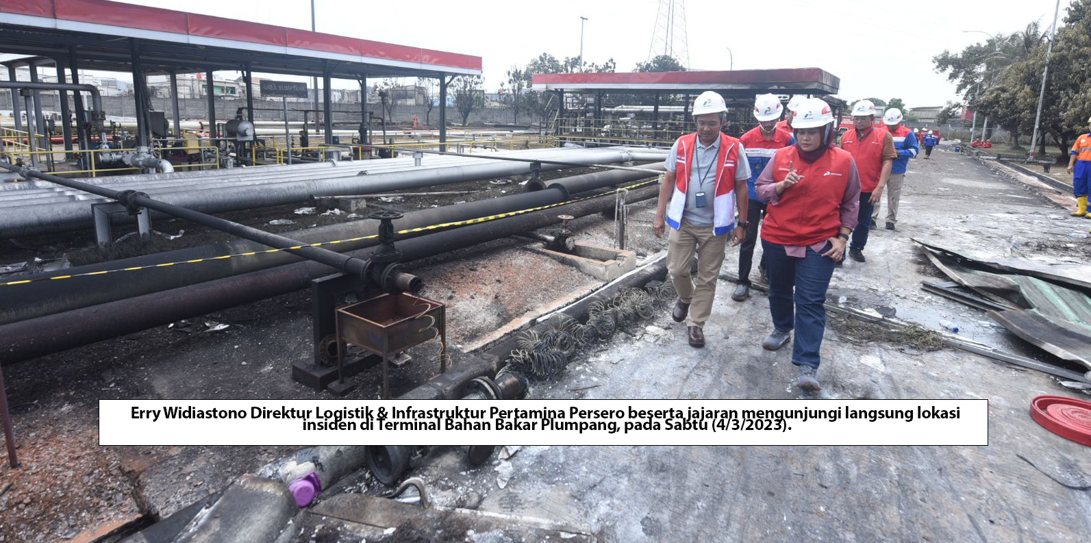 Tim Emergency Padamkan Api dalam 3 Jam, Penyaluran BBM Normal Lagi