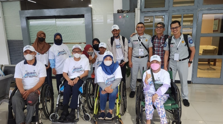 Mudik BUMN, Jasaraharja Berangkatkan Penyandang Disabilitas