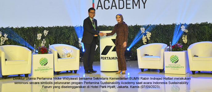 Pertamina Luncurkan Sustainability Academy dan Sustainability Center Pertama di Asia untuk Skala Perusahaan Migas