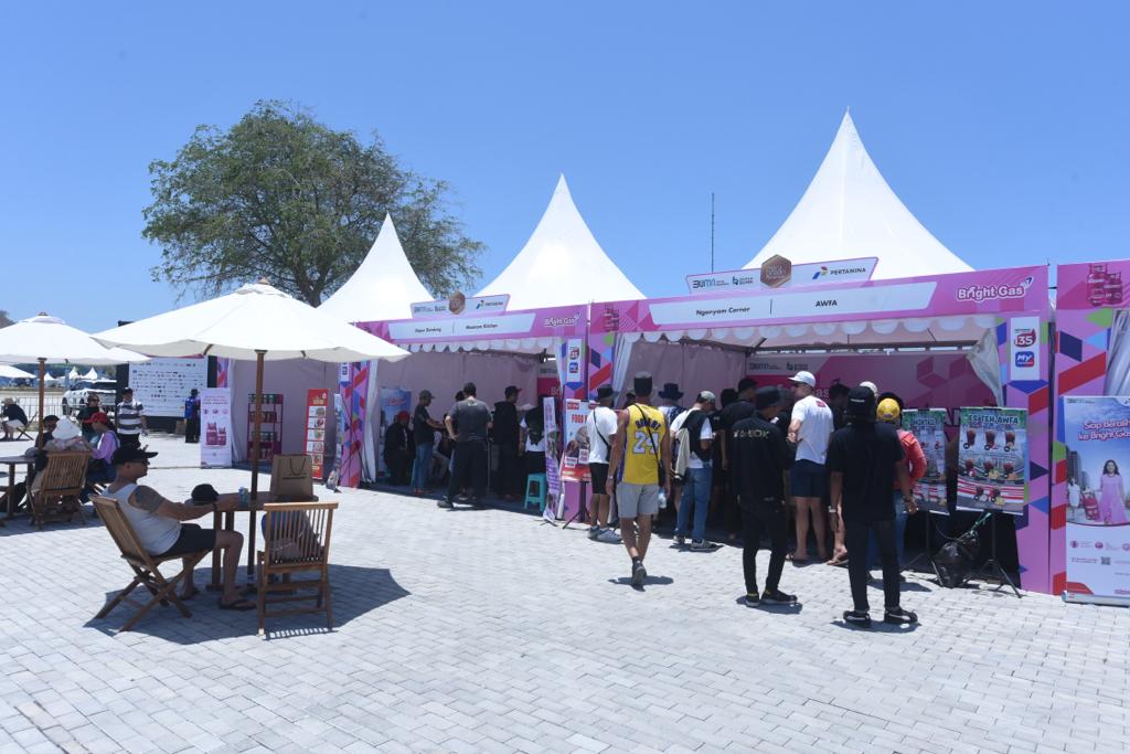Bright Gas Beri Energi Booth UMKM Pertamina Grand Prix of Indonesia 2023
