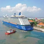 Pelindo Sandarkan Kapal Jumbo 'Celebrity Solstice' di Benoa Bali