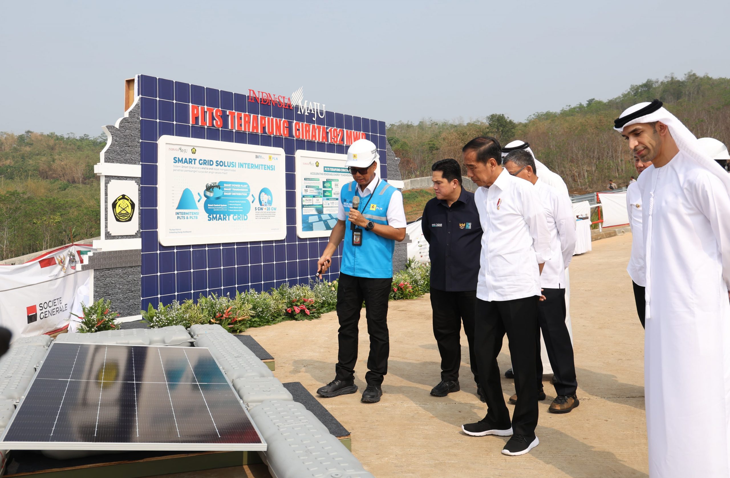 Terbesar di Asia Tenggara, Presiden Jokowi Resmikan PLTS Terapung Cirata 192 MWp