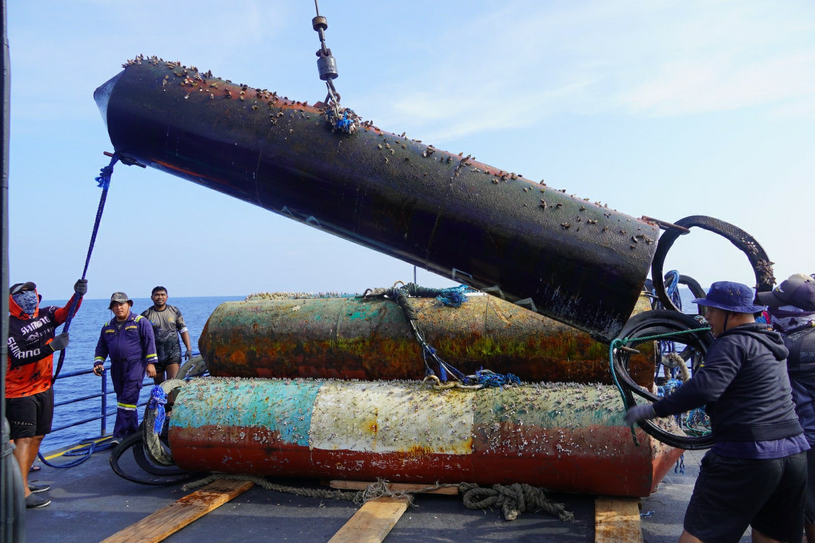 KKP Amankan 16 Rumpon Ilegal di Perbatasan Indonesia-Filipina