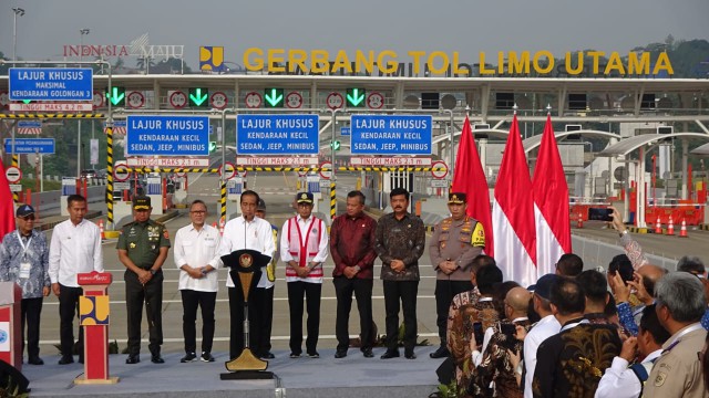 Presiden Resmikan Ruas Tol Serpong-Cinere-Raya Bogor