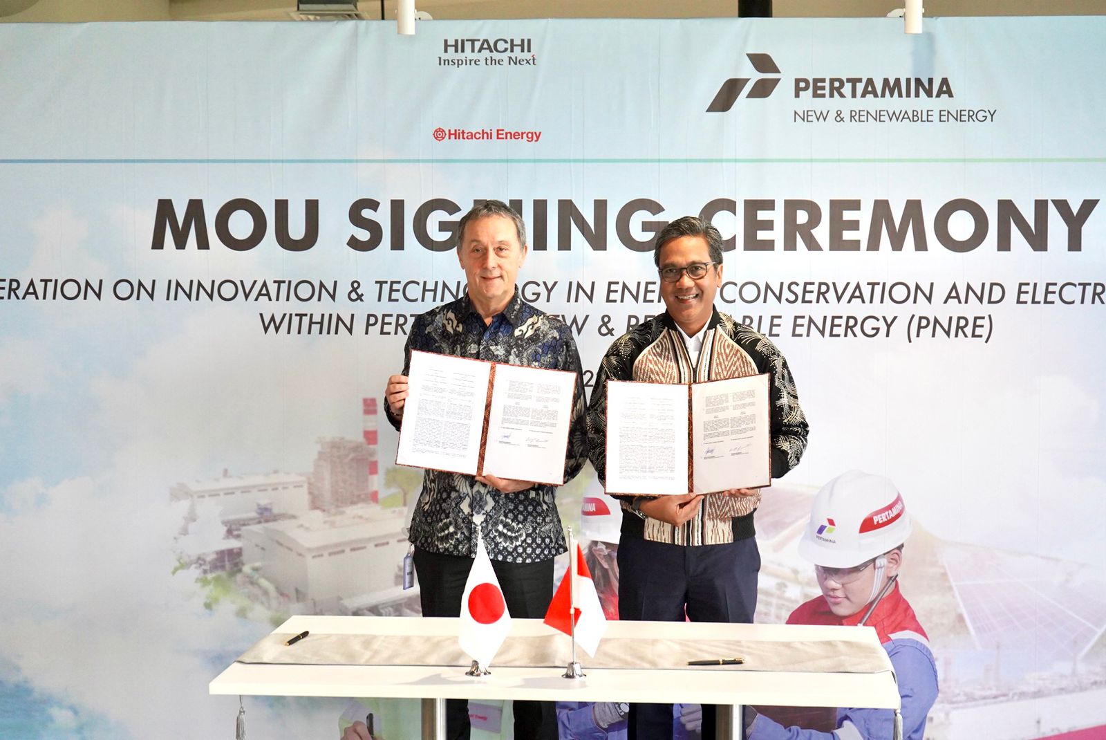 Pertamina NRE Kembangkan Teknologi Konversi Energi bersama Hitachi Energy