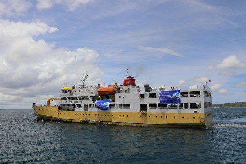 Kemenhub Melepas Pelayaran Perdana Kapal Khusus Ternak