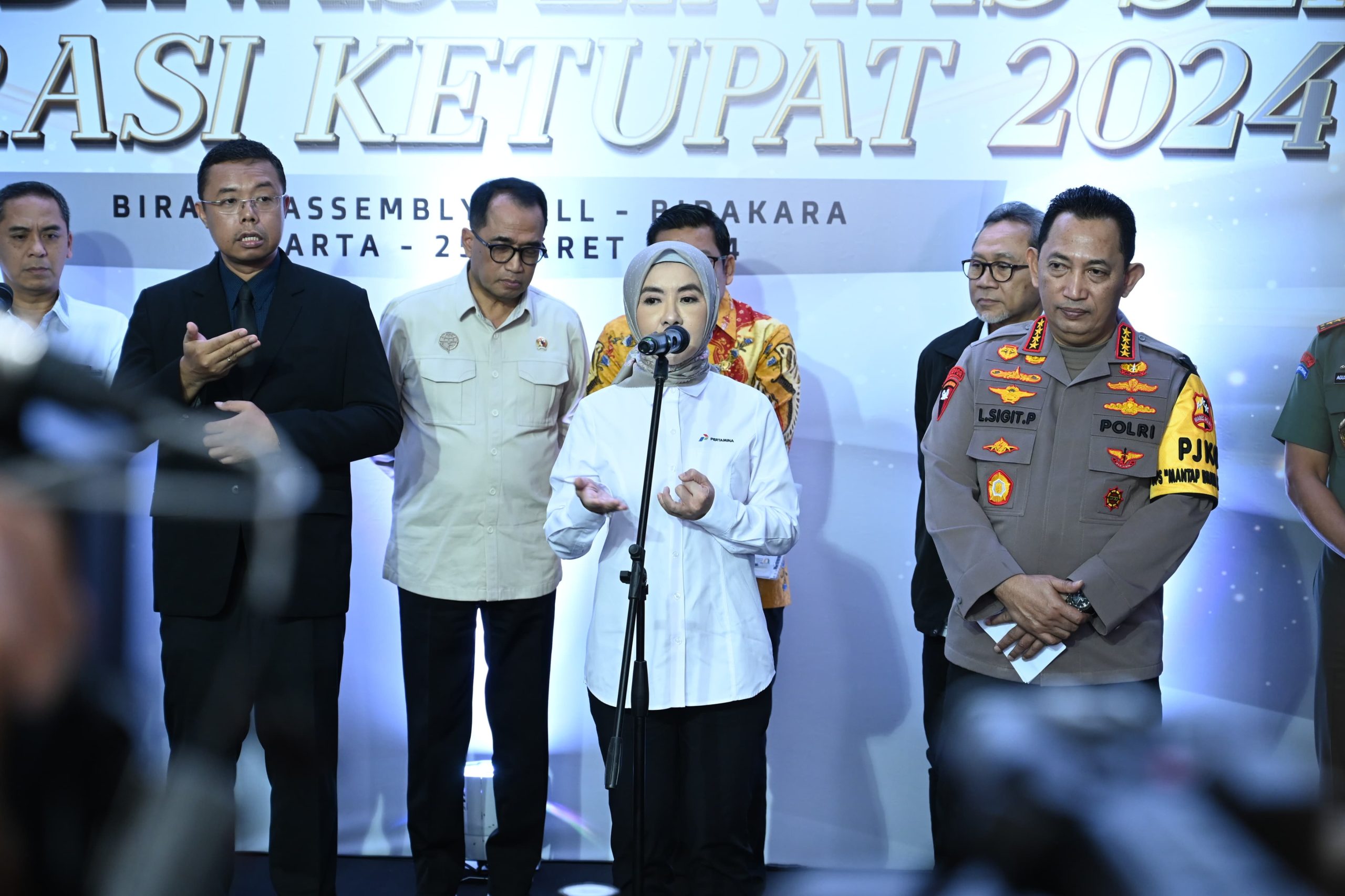 Nicke Widyawati Sampaikan Kesiapan Pertamina Jelang Idulfitri 2024
