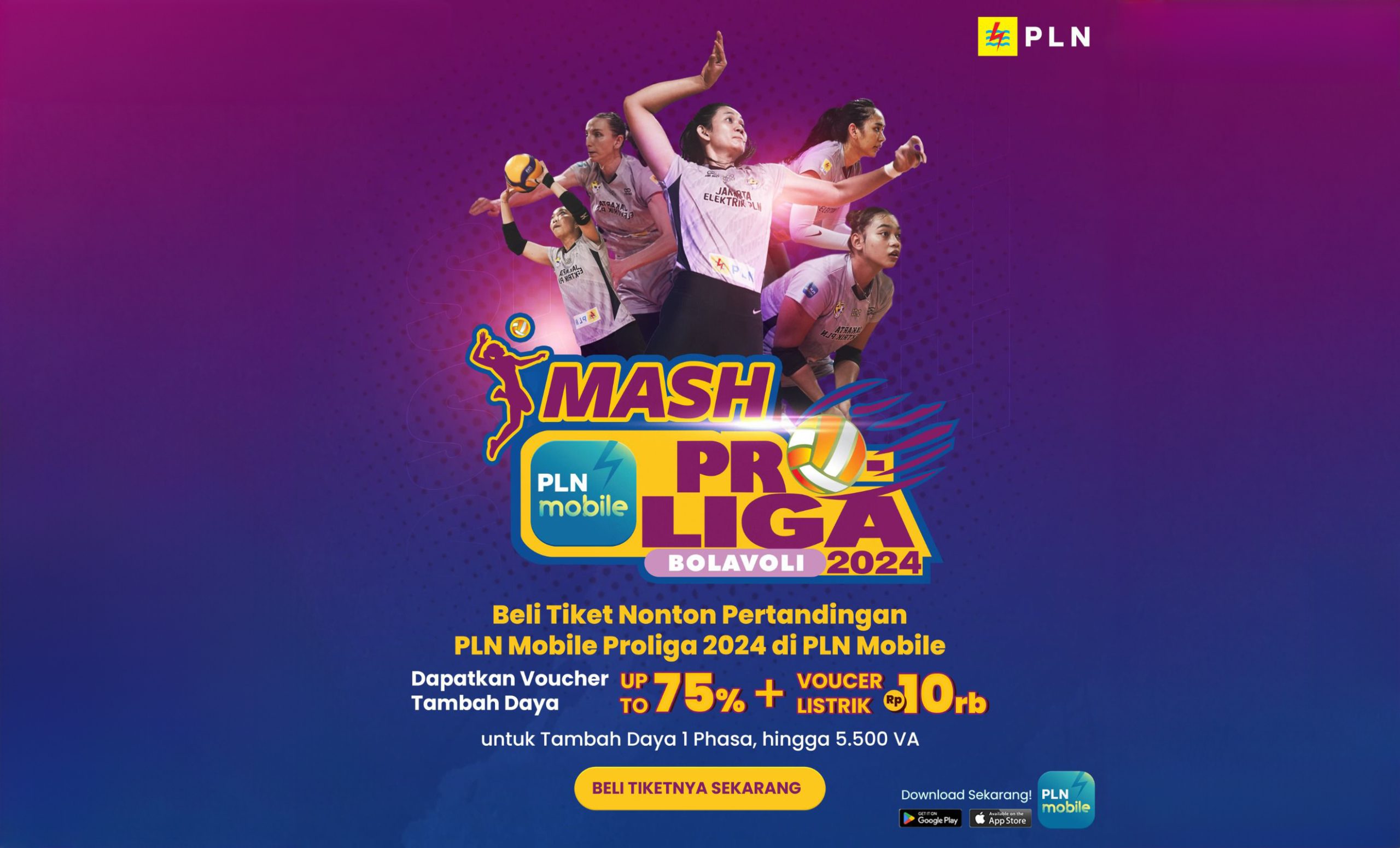 Final Four Proliga 2024 Siap Digelar, Begini Cara Dapatkan Tiket di Aplikasi PLN Mobile