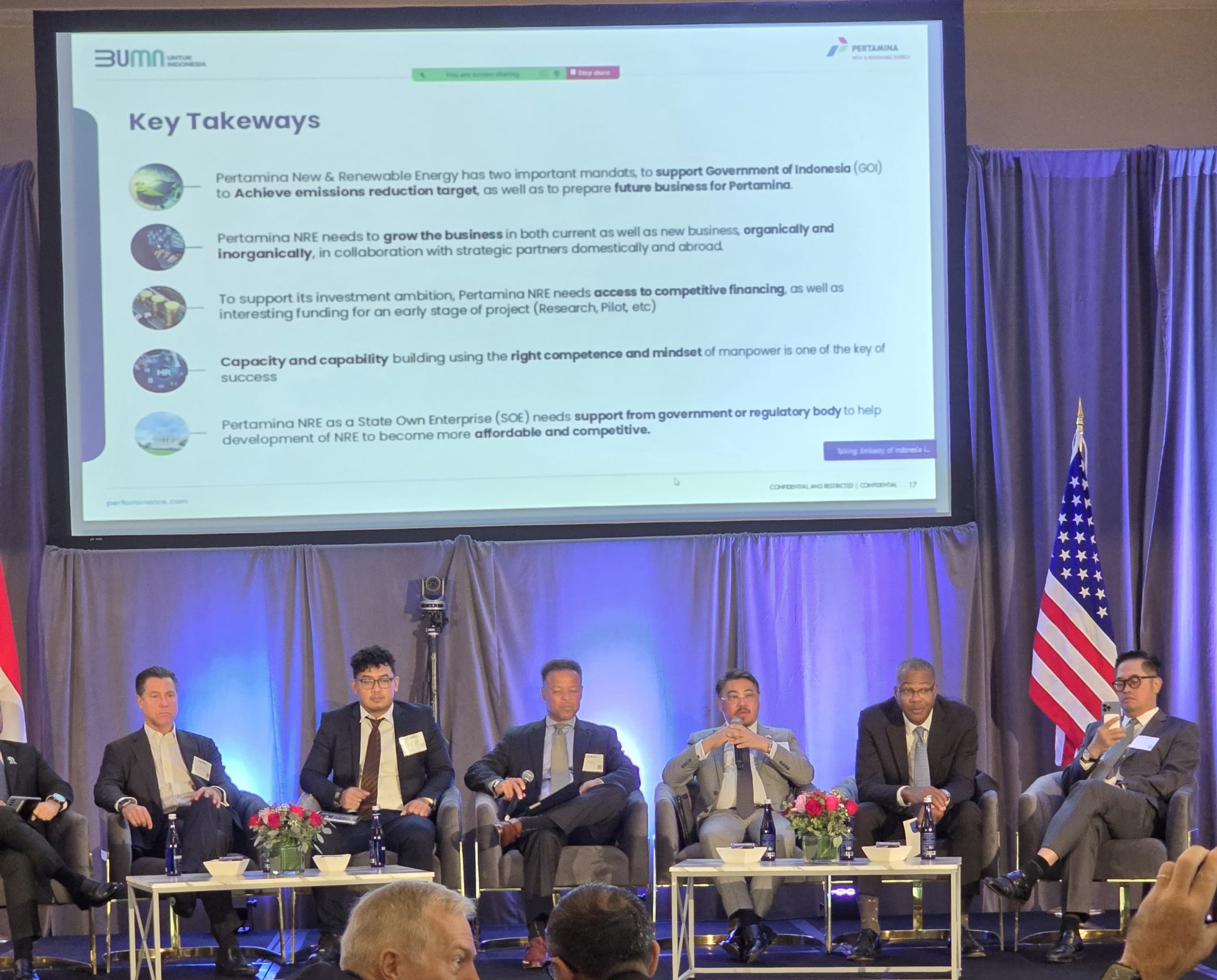 Hadir di Forum Bisnis Indonesia-AS, Pertamina Jajaki Peluang Kerja Sama Strategis