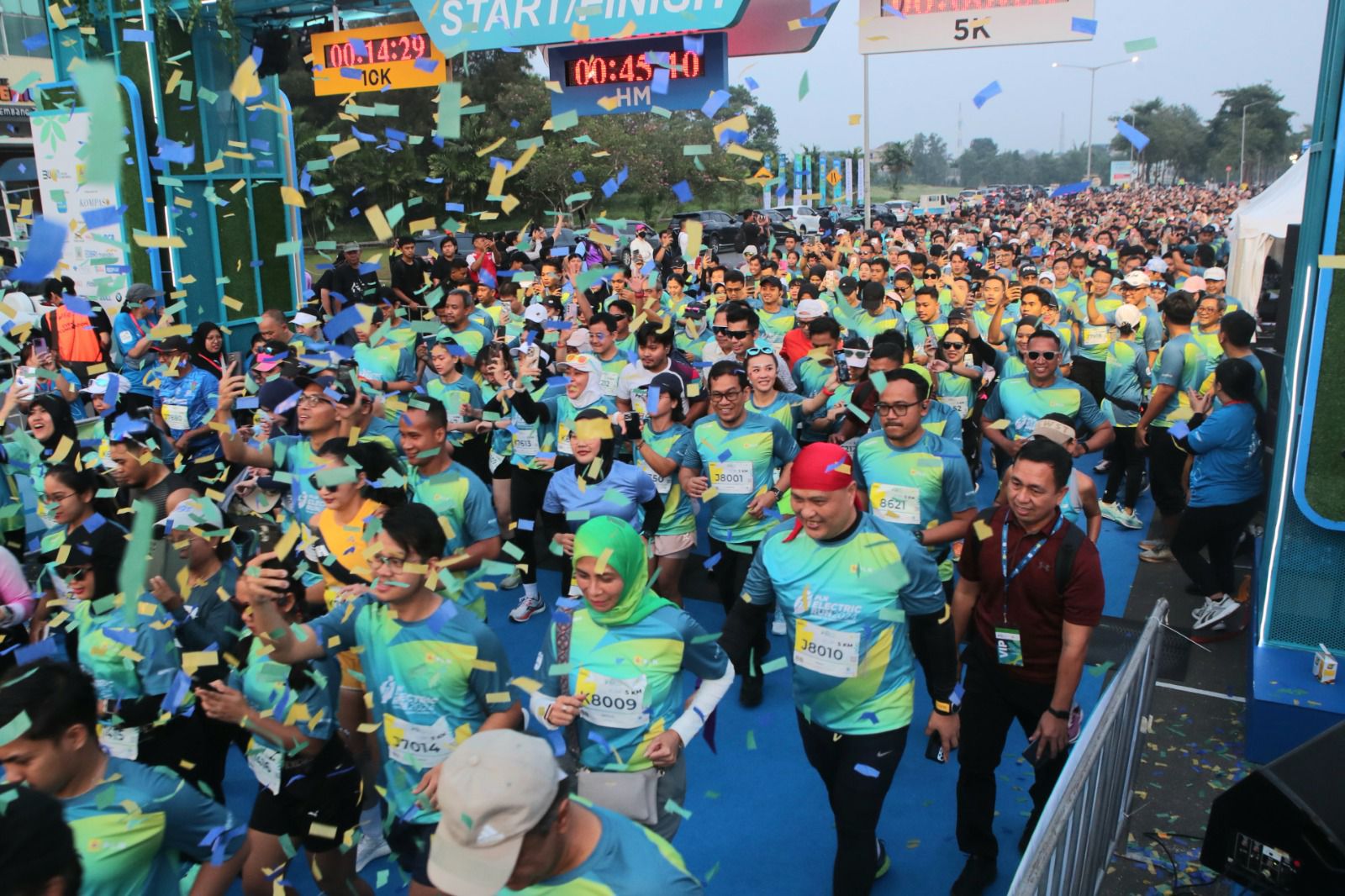 Pertama di Indonesia, Event Lari Electric Run 2024 Bebas Emisi dengan Listrik dari Genset Hidrogen