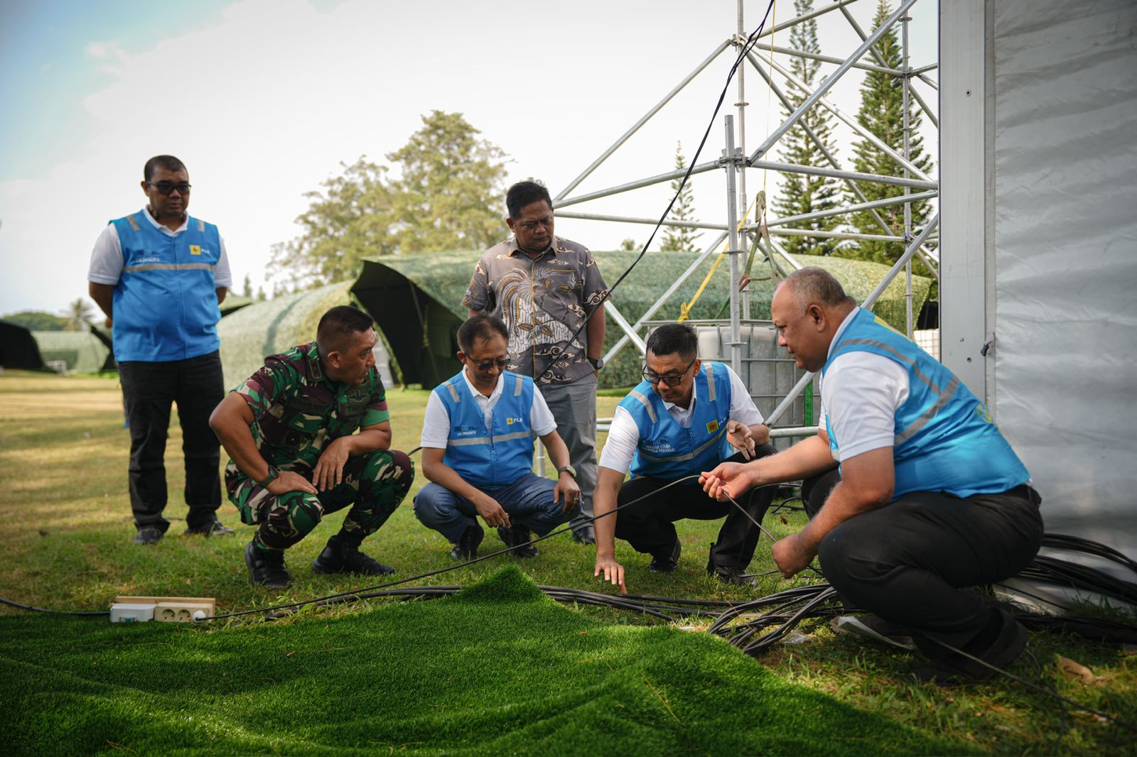 pln sukses amankan listrik berlapis saat retreat kabinet di magelang