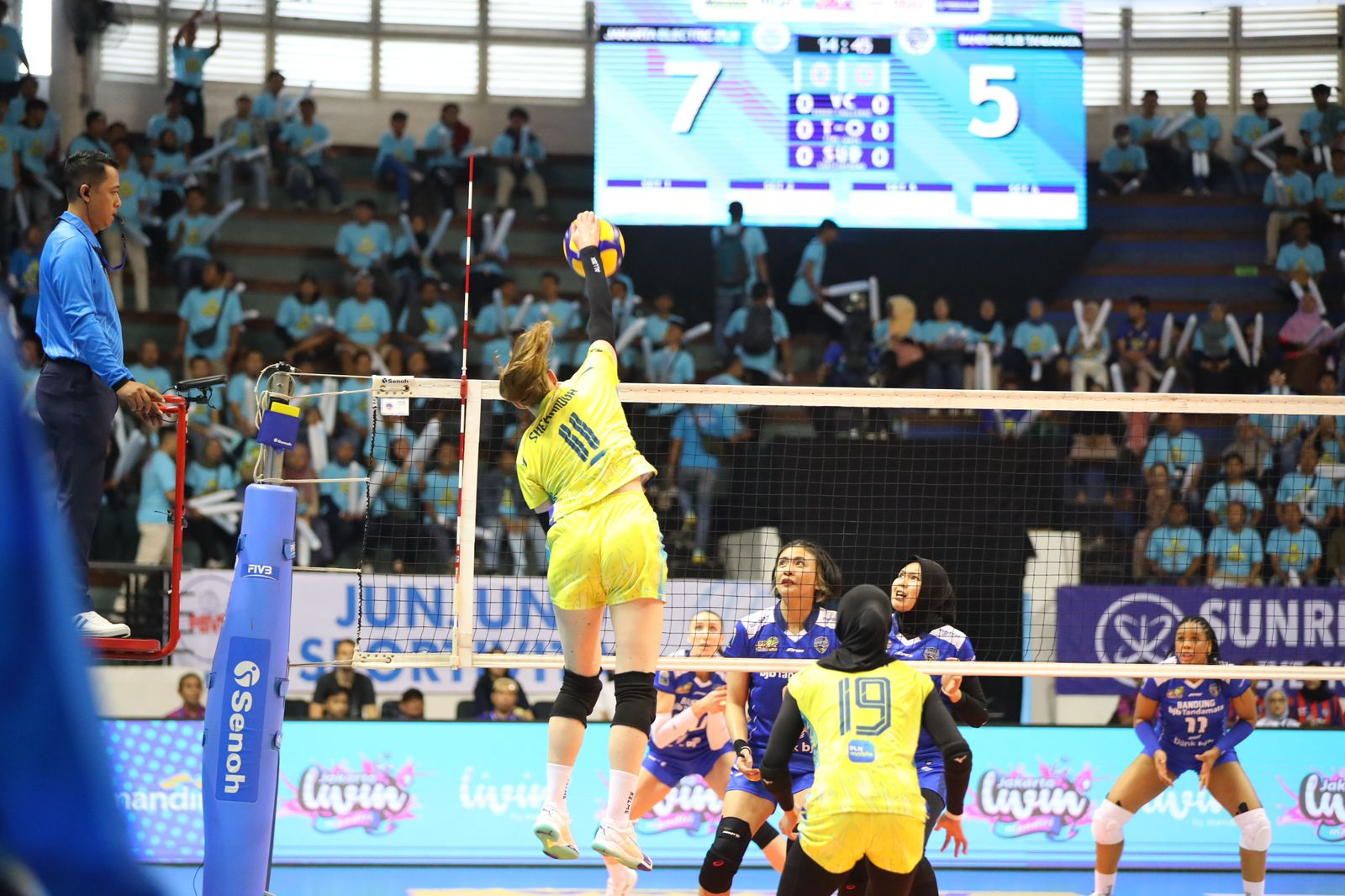 Hajar BJB Tandamata 3-1, Jakarta Electric PLN Jaga Asa ke Babak Final Four PLN Mobile Proliga 2025