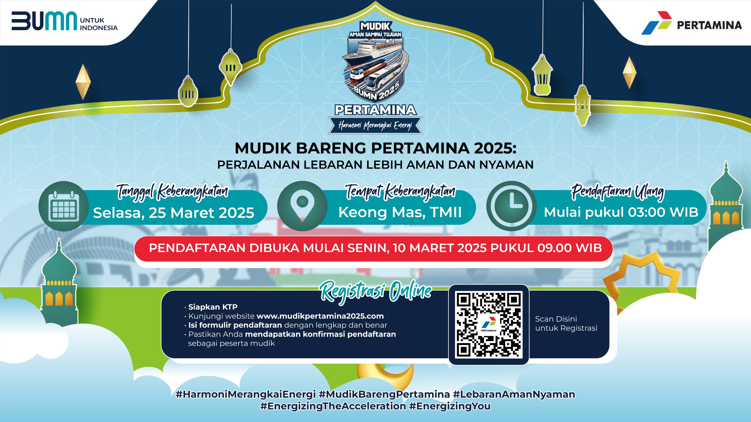 Pertamina Siapkan 5000 Kursi untuk Mudik Gratis 2025, Cek Cara Daftarnya!