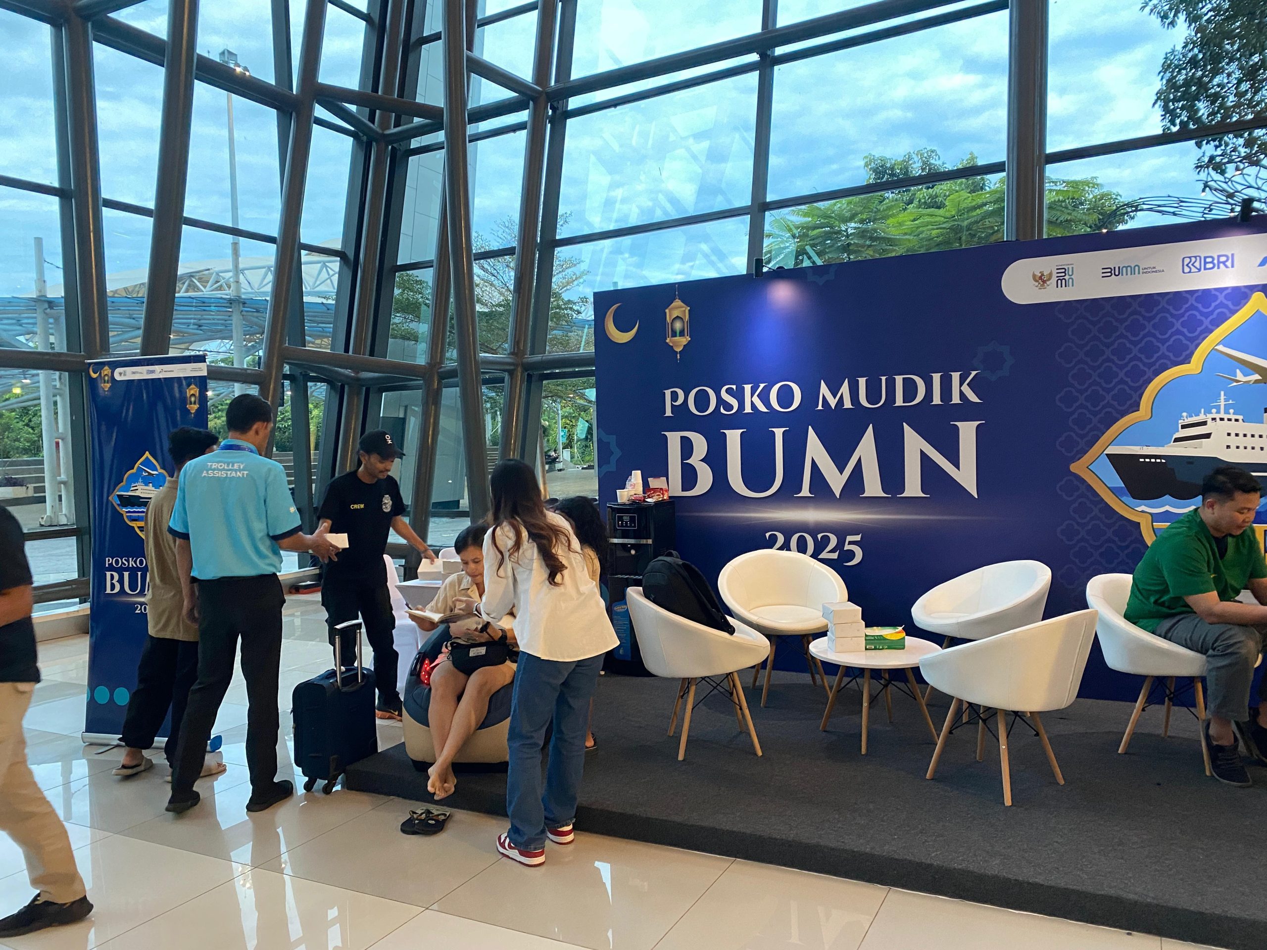 Posko Mudik BUMN Pertamina di Soetta, Hadirkan Kenyamanan di Arus Balik