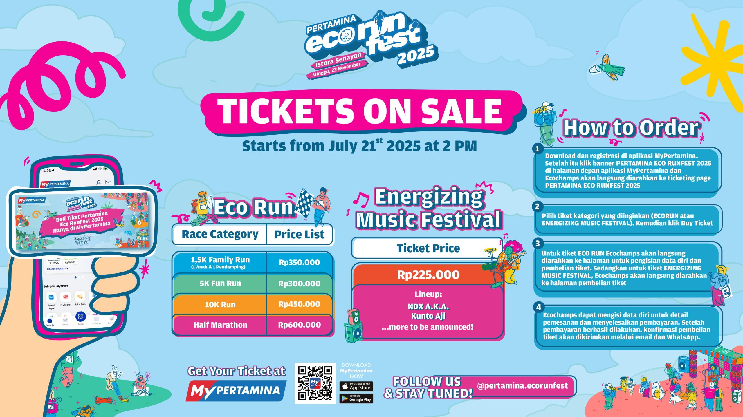 Eco RunFest Kembali! Ini Harga Tiket dan Cara Daftarnya di MyPertamina