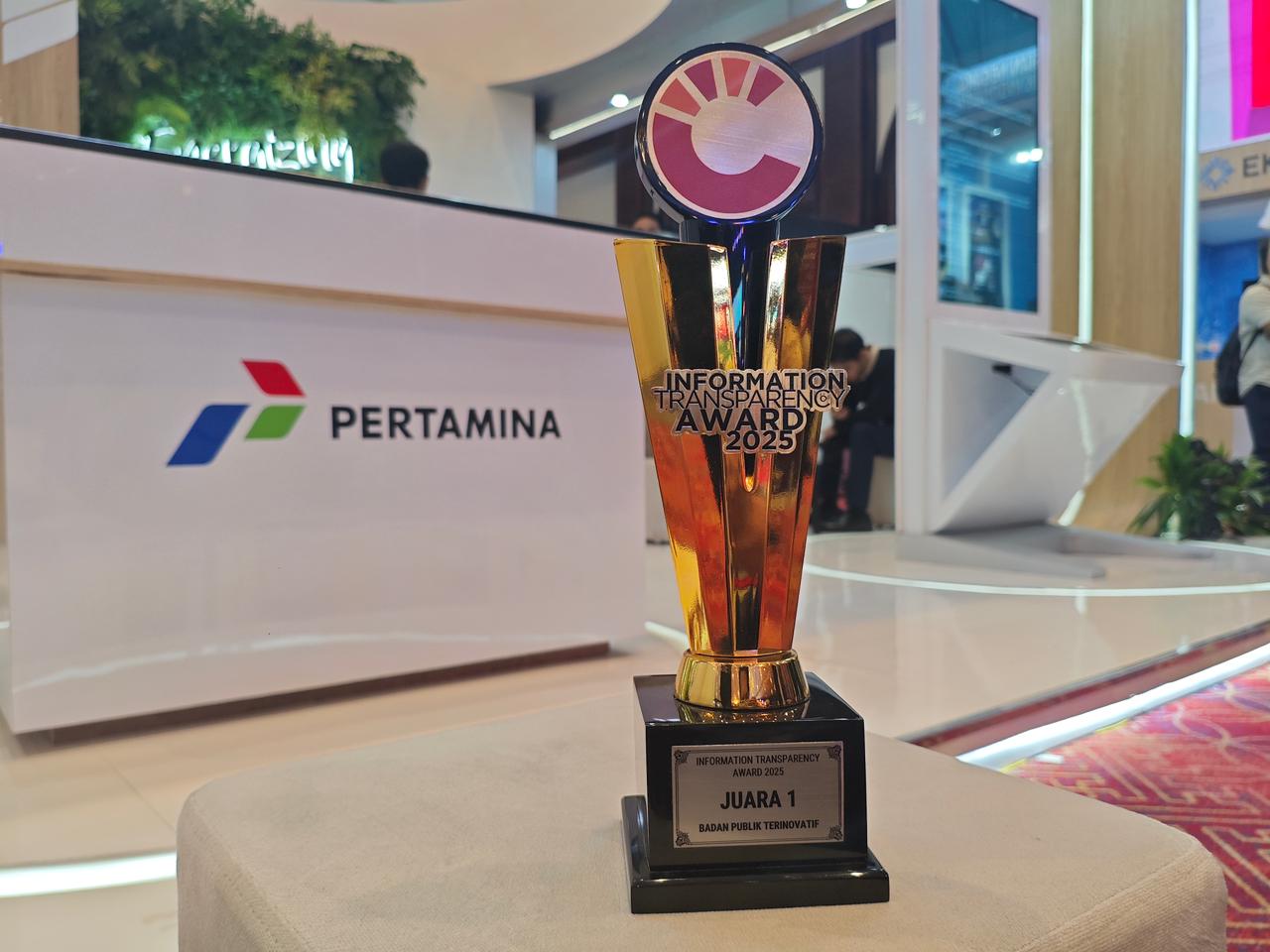 Pertamina Jadi Badan Publik Paling Inovatif di Ajang Information Transparency Award 2025