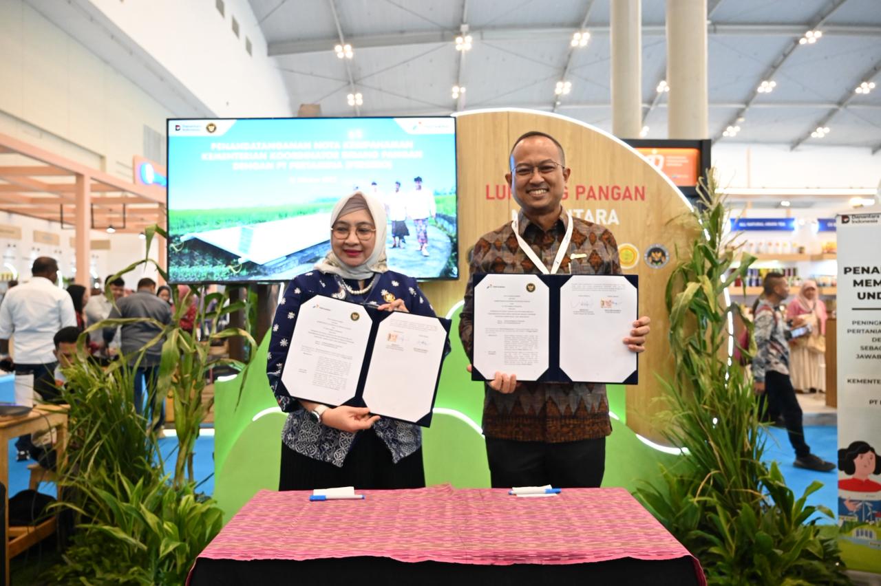Pertamina Gandeng Kemenko Pangan Dorong Kemandirian Pangan Lewat Program Desa Energi Berdikari