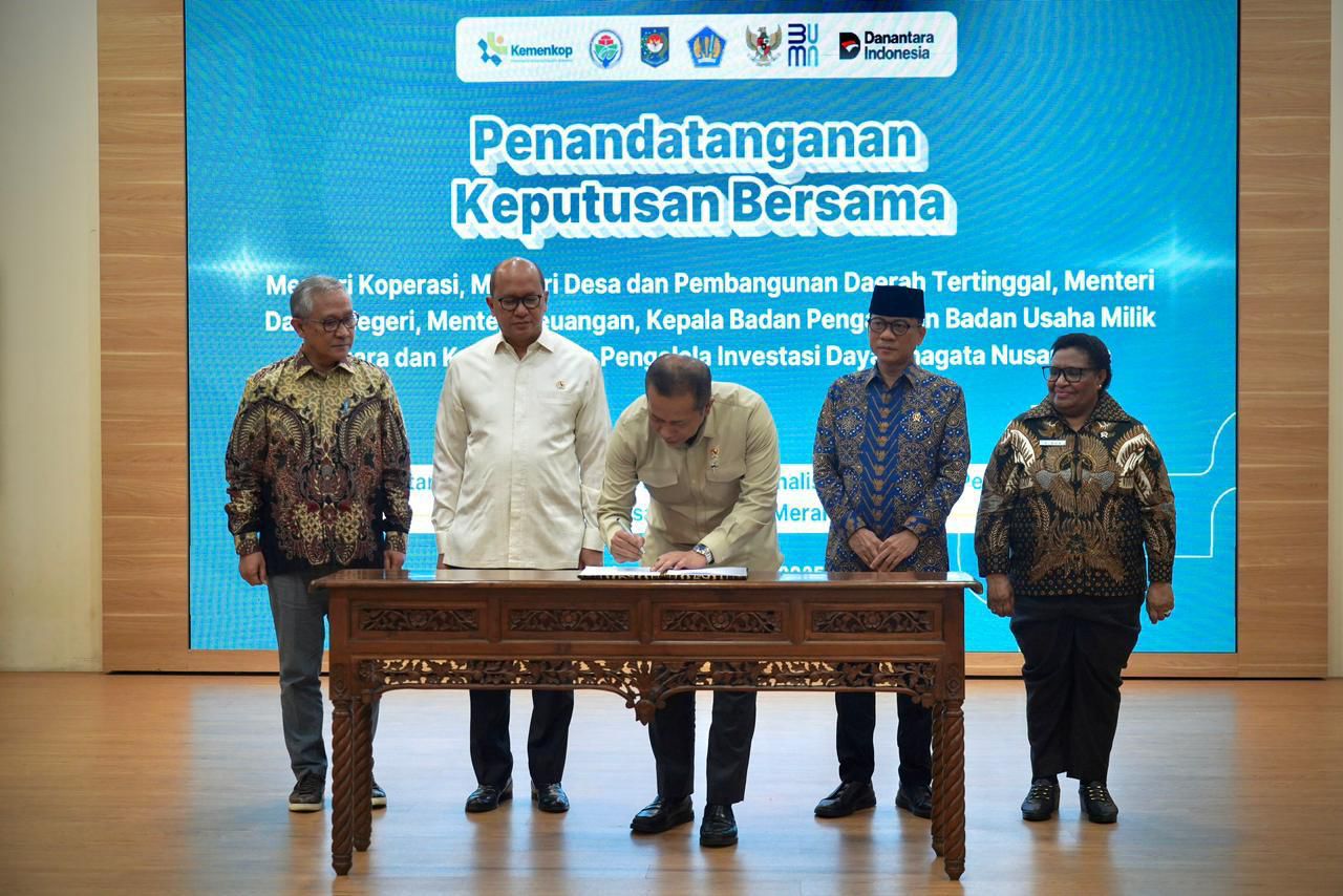 SKB Ditandatangani, Kopdes Bakal Segera Punya Gerai dan Gudang