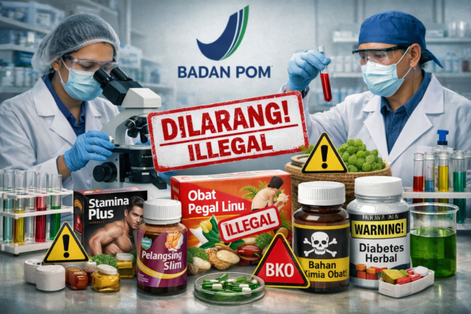 BPOM Temukan 41 Obat Bahan Alam Ilegal Mengandung BKO di Akhir 2025