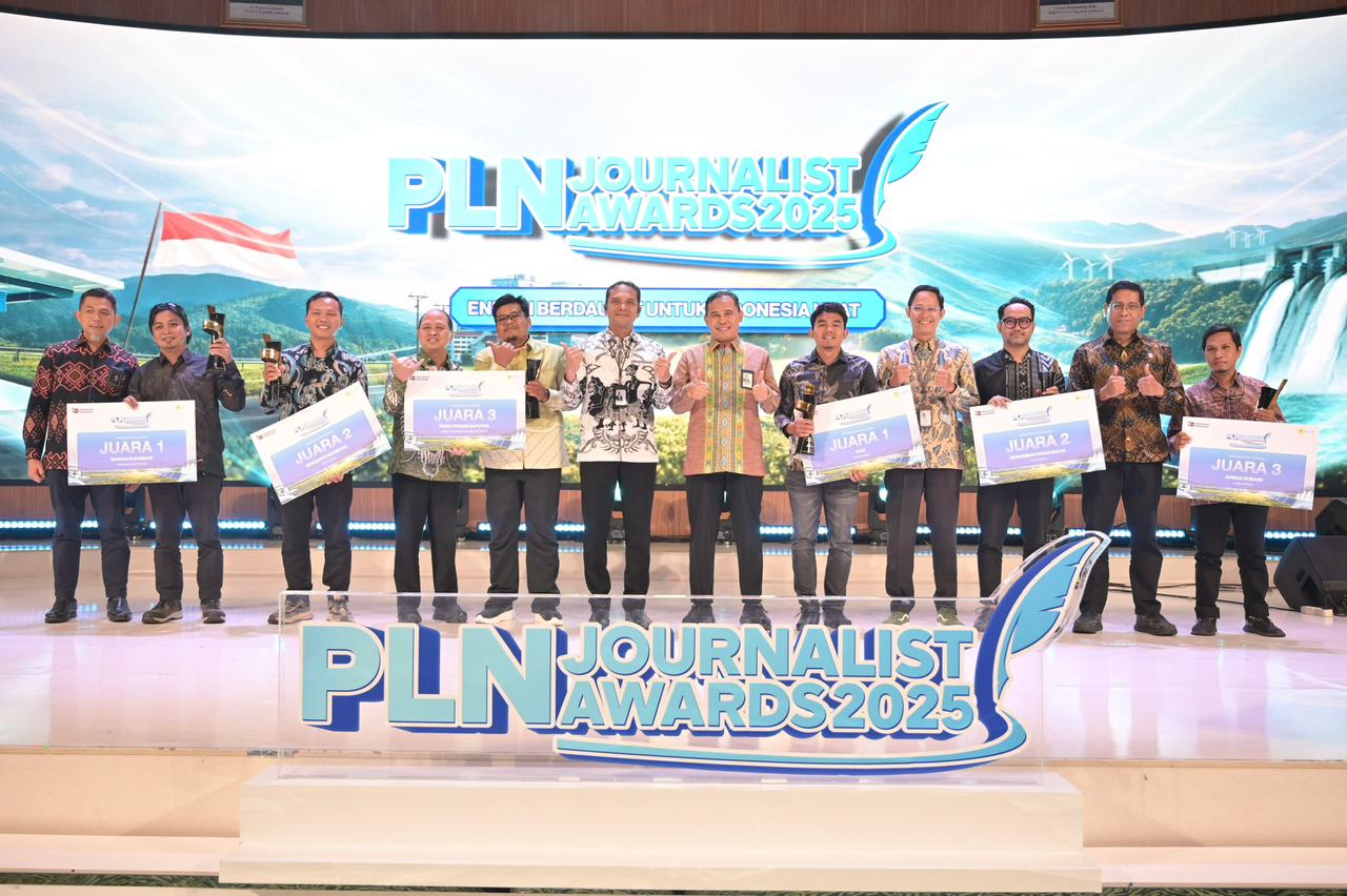 PLN Journalist Awards 2025 Catat Rekor Partisipasi, 18 Jurnalis Raih Penghargaan Terbaik