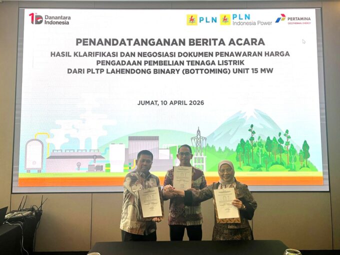 Proyek PLTP Lahendong 15 MW Masuk Tahap Lanjut Usai Kesepakatan Tarif Listrik PGE-PLN IP