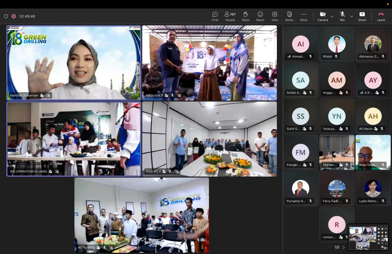 Usia 18 Tahun, Pertamina Drilling Percepat Green Drilling untuk Perkuat Masa Depan Energi Indonesia