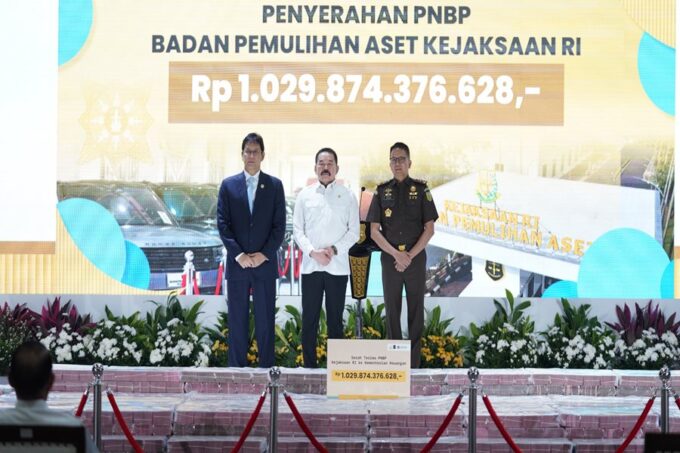 Hasil Pemulihan Aset, Kejagung Serahkan Rp1,029 T. Menkeu: Harus Berdampak Positif