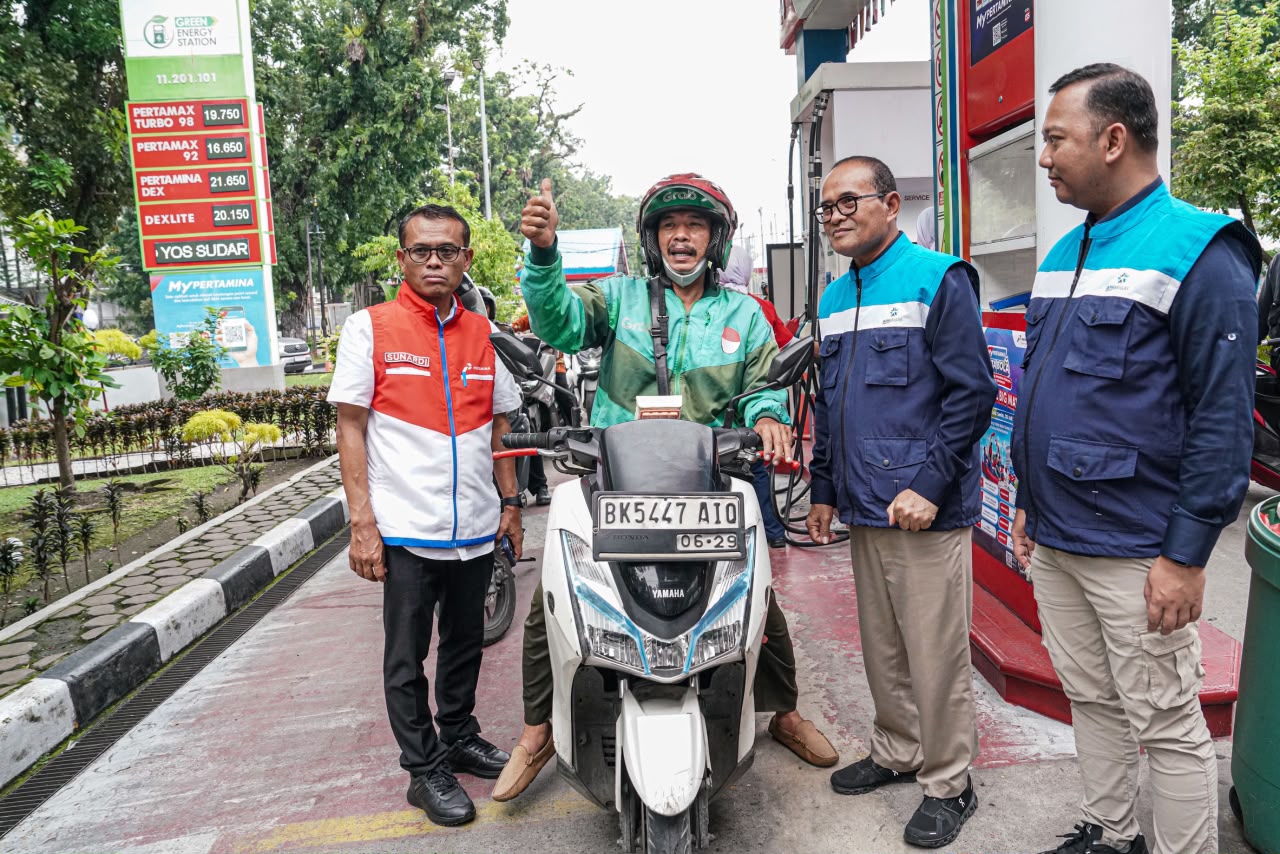 BPH Migas Kawal Distribusi BBM Sumut, Antrean SPBU di Medan Berangsur Normal