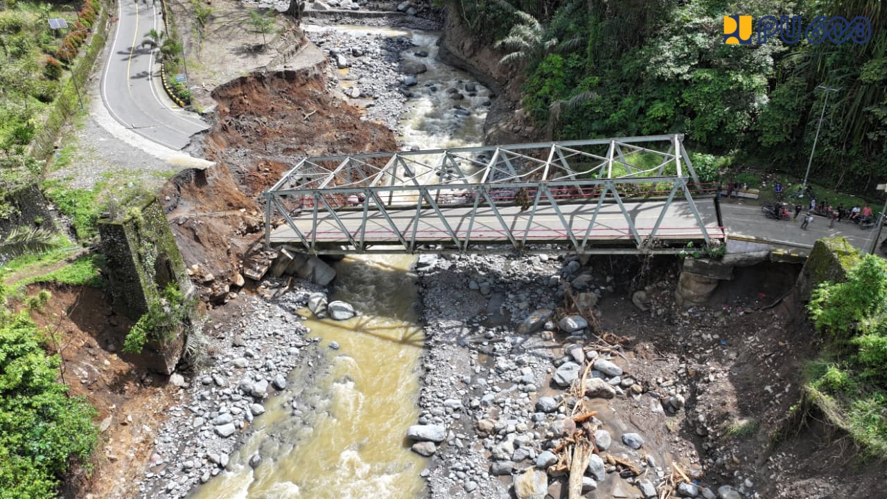 Jembatan Enang-Enang Mulai Dibuka Terbatas, Kendaraan Maksimal 5 Ton Sudah Bisa Melintas
