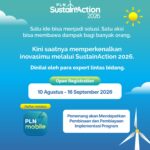 PLN SustainAction 2026 Resmi Dibuka, Inovator Bisa Bawa Gagasan Hijau ke Level Lebih Jauh