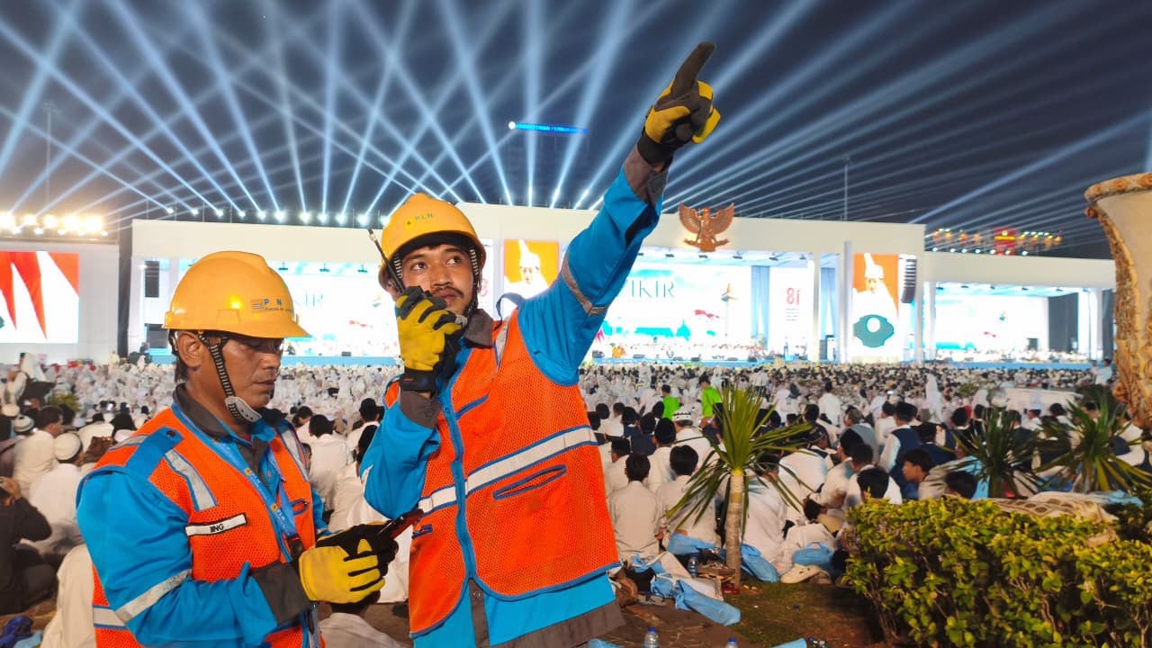 PLN Sukses Jaga Keandalan Listrik Zikir dan Doa Kebangsaan di Monas Berjalan Sukses