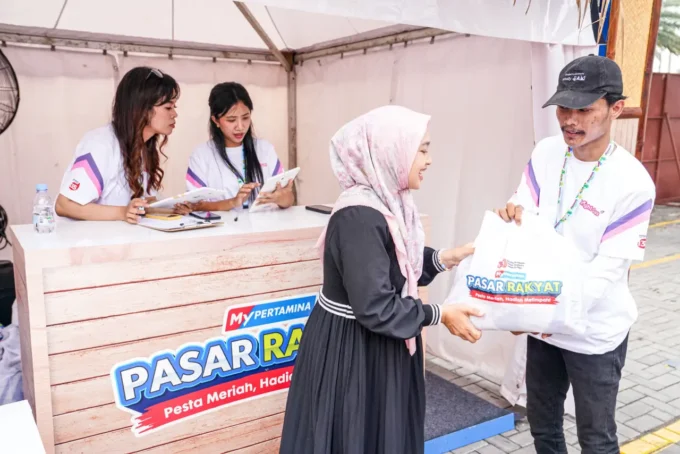 MyPertamina Pasar Rakyat Meriahkan HUT RI ke-81, Sembako Murah hingga Hiburan Gratis