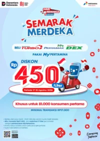 HUT RI ke-81, Pertamina Tebar Diskon BBM Rp450 per Liter Lewat MyPertamina