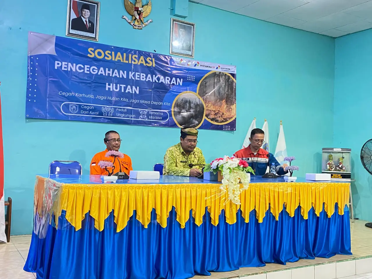 Pertamina EP Gerak Cepat, Warga Bunyu Dibekali Strategi Hadapi Karhutla