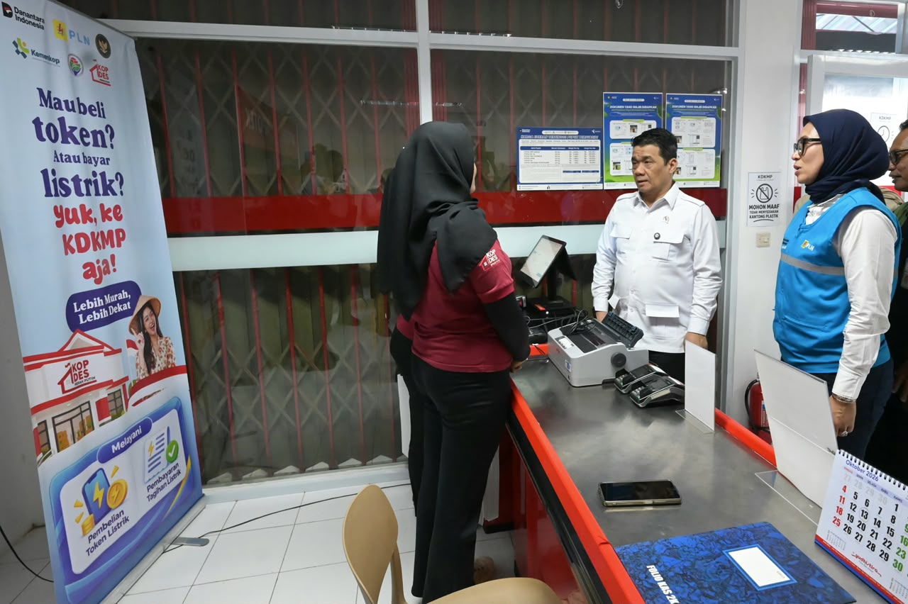PLN Gandeng 107 Koperasi Merah Putih, Transaksi Token dan Tagihan Listrik Tembus 5.000 Kali